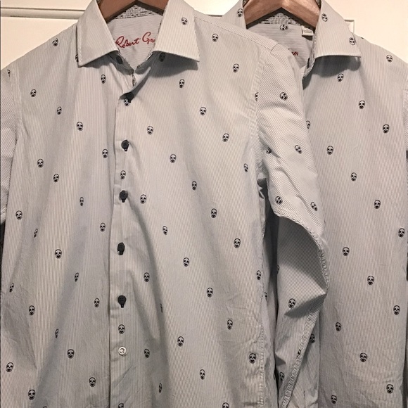Robert Graham Other - Robert Graham boys button down skull Large 14-16